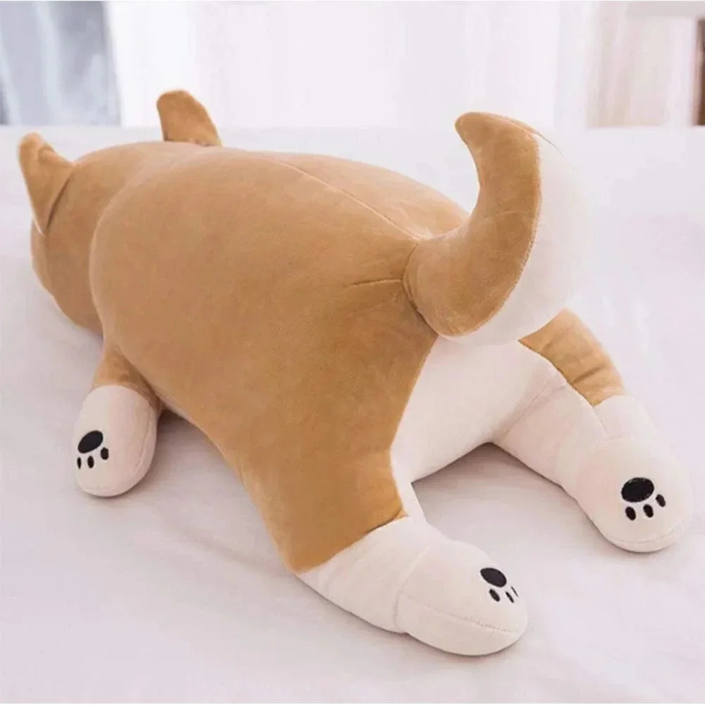 30'' Shiba Inu Plush Stuffed Animal  Sleeping Dog Toy for Kids - Picture 2 of 7
